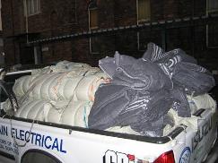 Mother Teresa Charity Blanket, Food Distribution